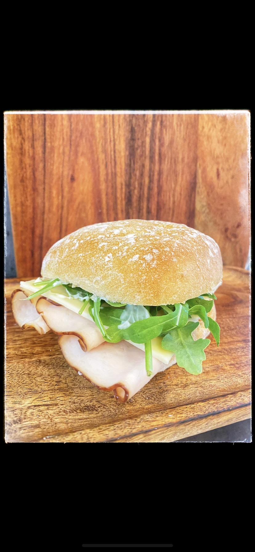 Turkey with provolone on Ciabotta Box Lunch