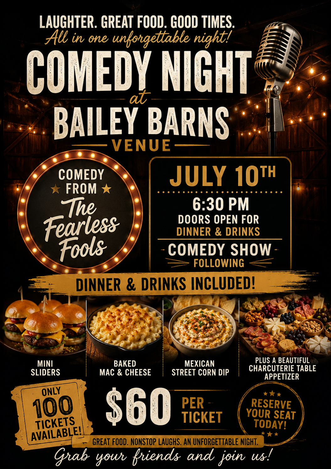Comedy Night at Bailey Barns