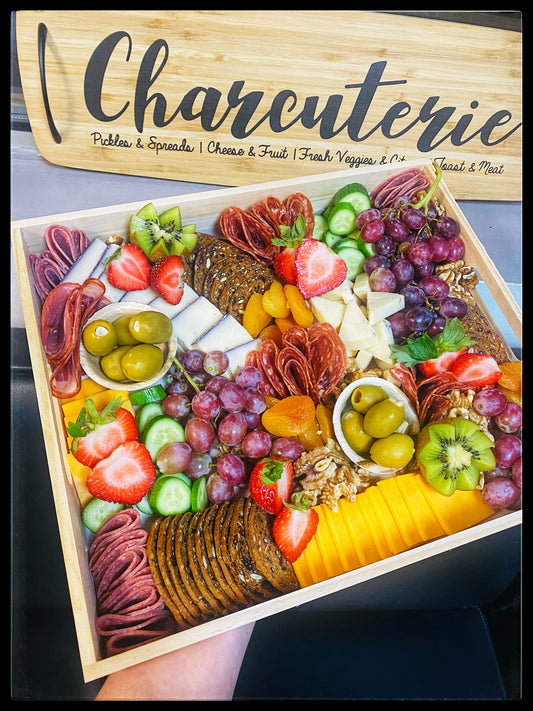 medium wooden Charcuterie