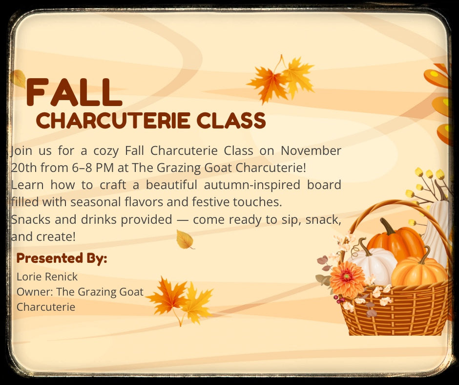 Fall Charcuterie Class