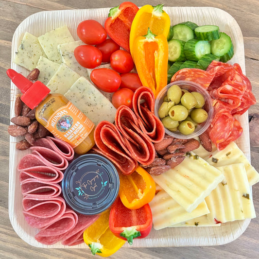 1- What-A-Man Valentines Charcuterie Board