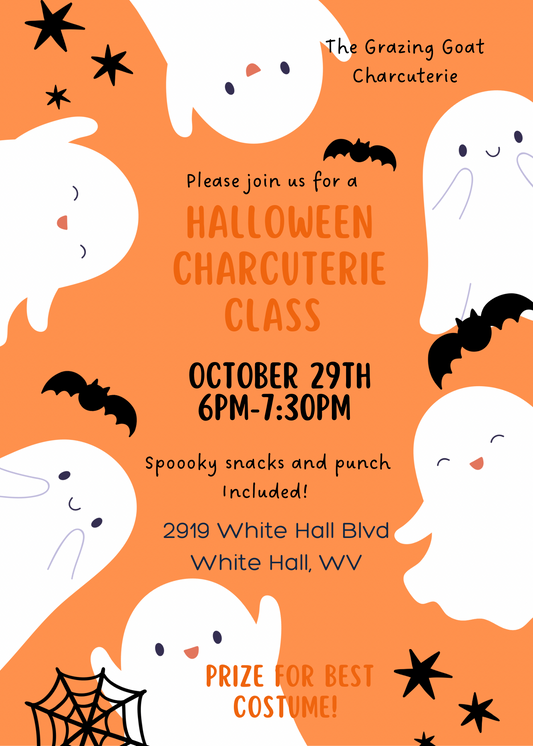 Wednesday 10/29 Spooky Charcuterie Class