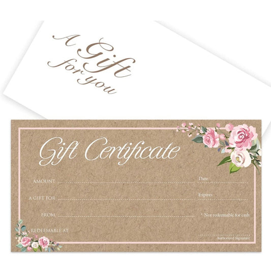 Gift Certificates